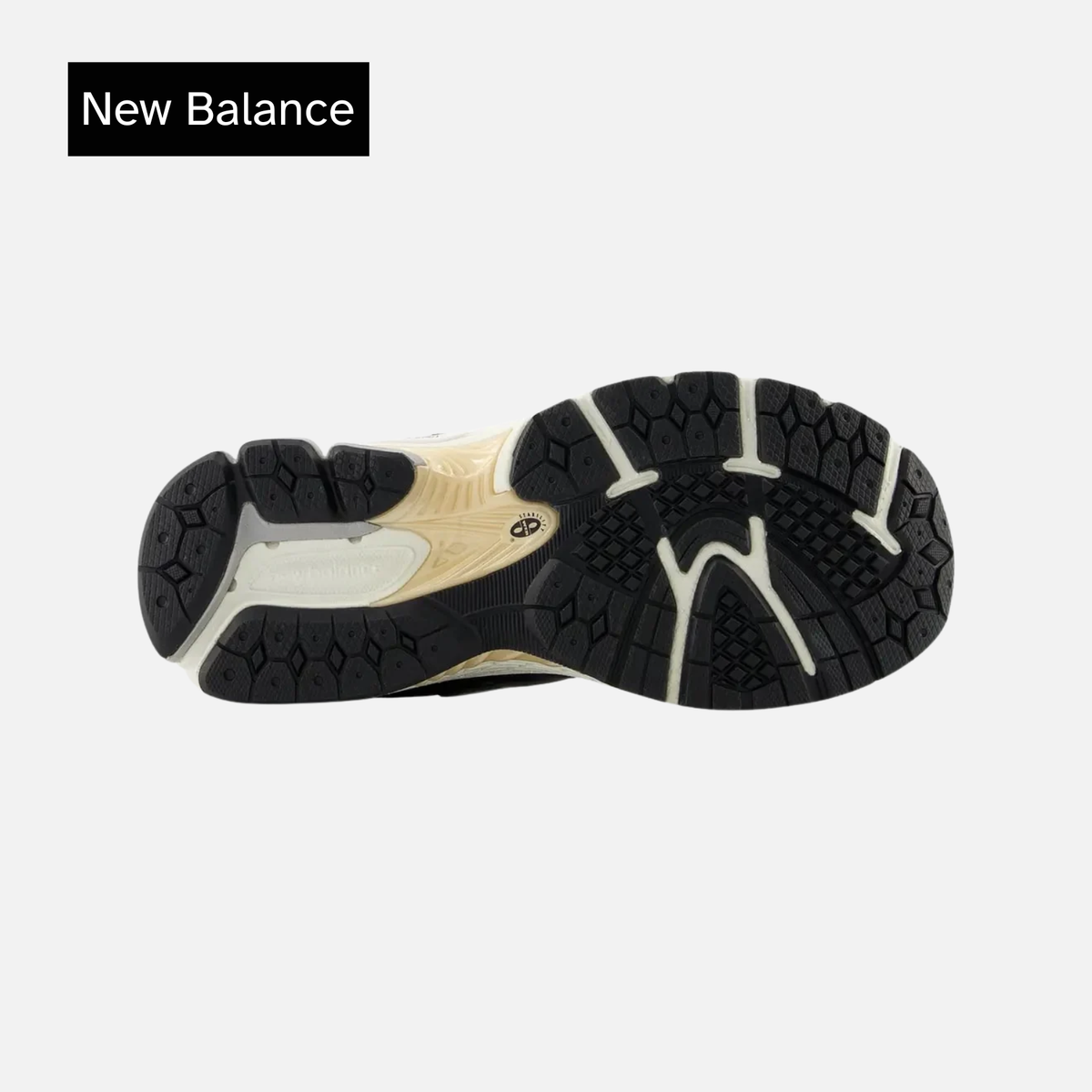 New Balance 2002R Big Kid Black Sea Salt Gold