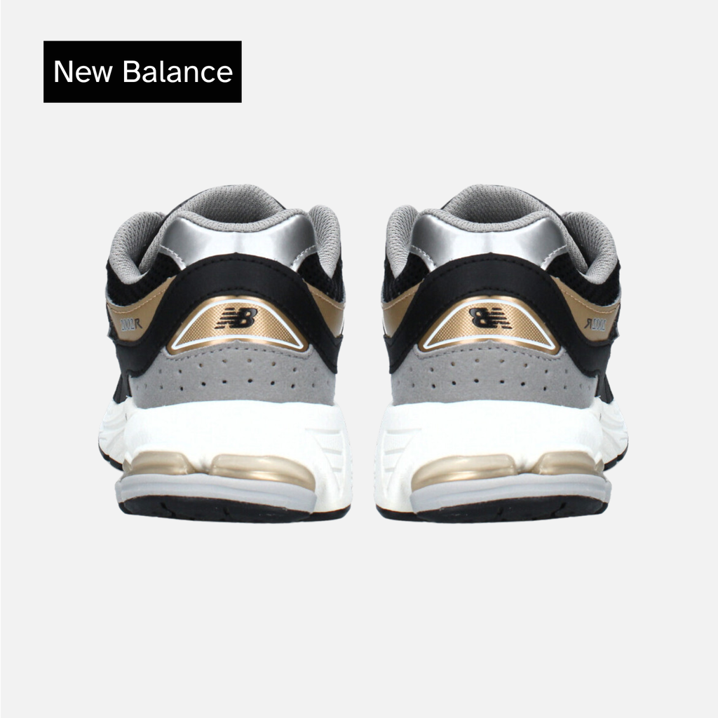New Balance 2002R Big Kid Black Sea Salt Gold