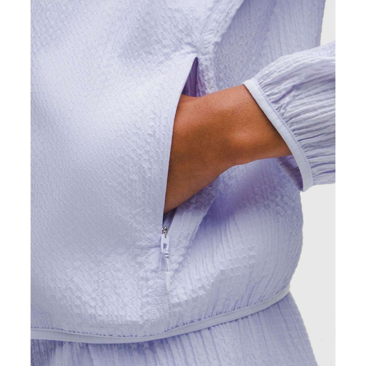 Lululemon Women's Adapted State Textured Jacket in Serene Blue