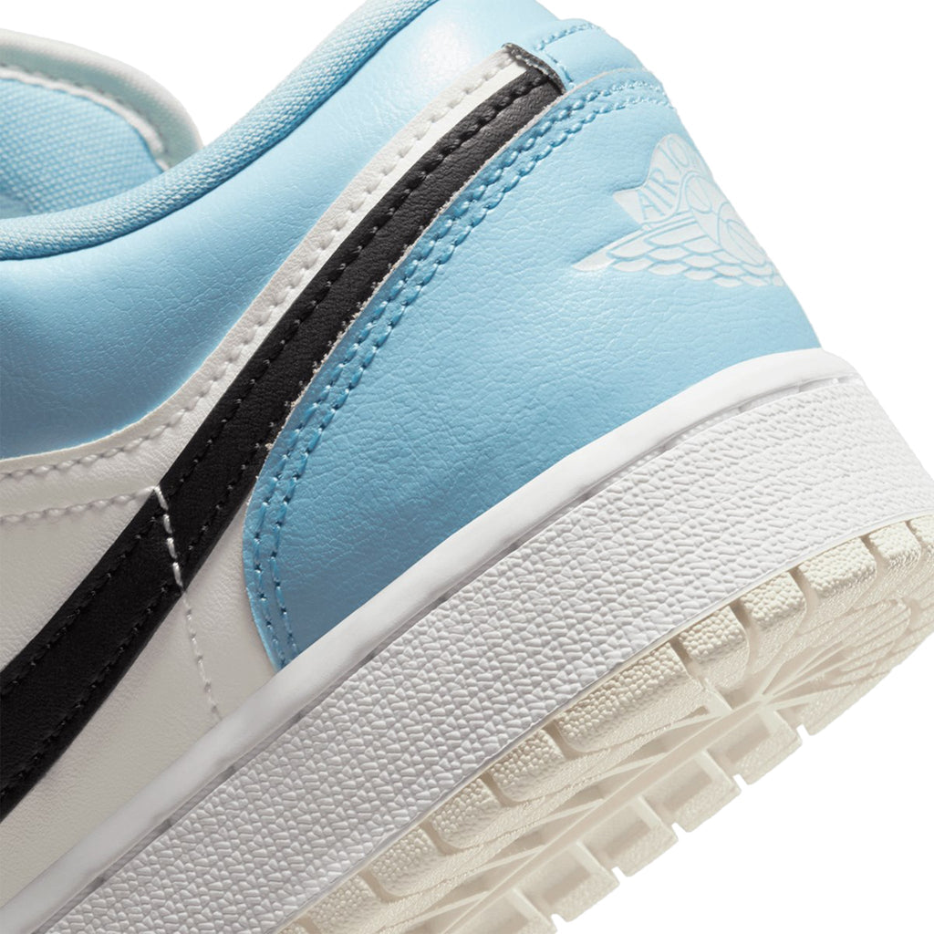 Air Jordan 1 Low Ice Blue Black (GS) Sneakers