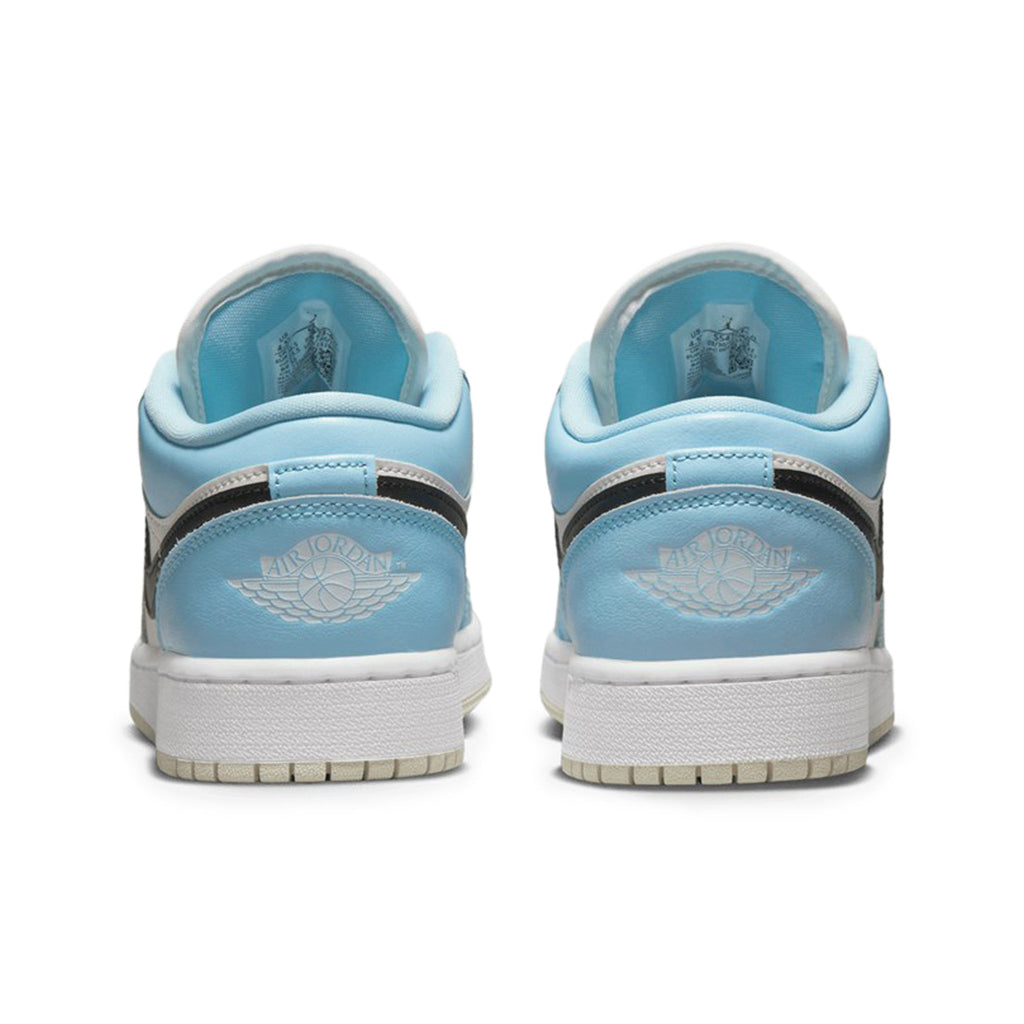 Air Jordan 1 Low Ice Blue Black (GS) Sneakers