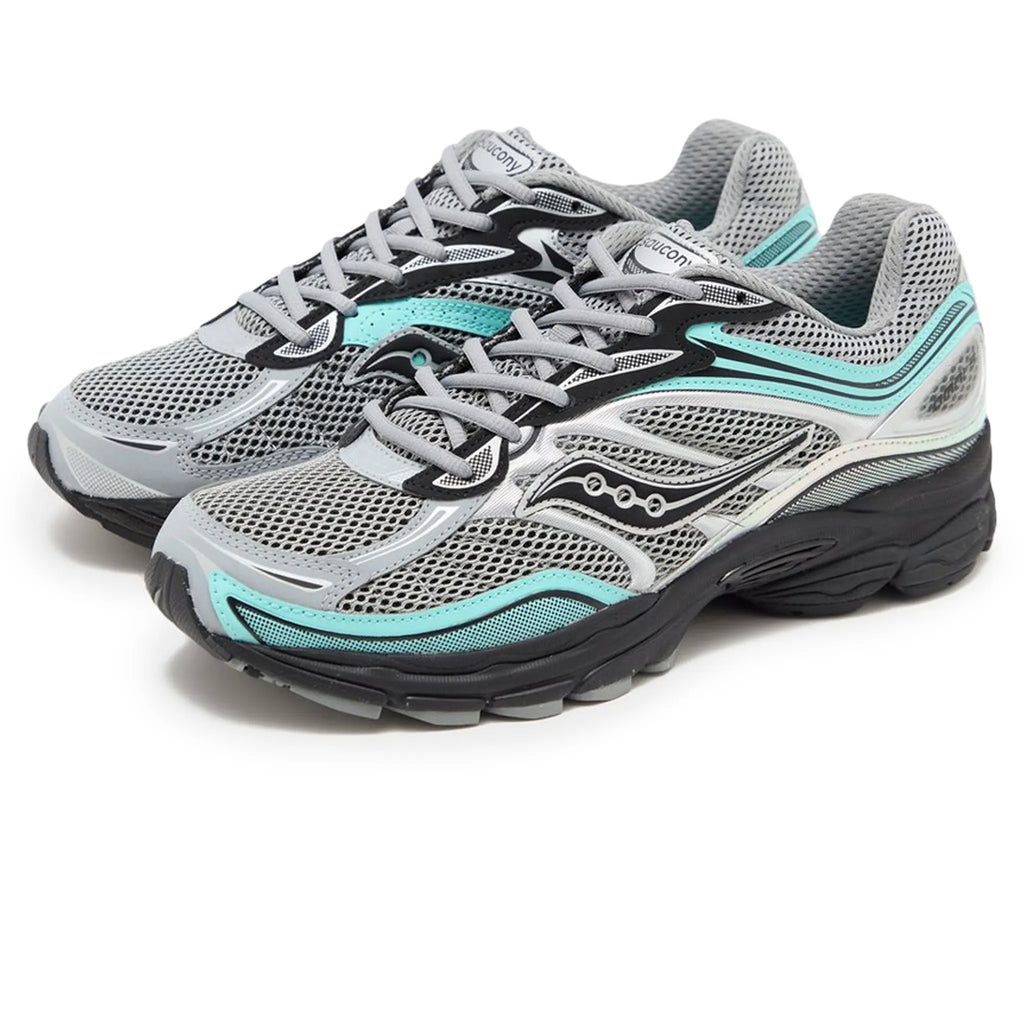 Saucony Progrid Omni 9 Silver Teal Grey Sneakers