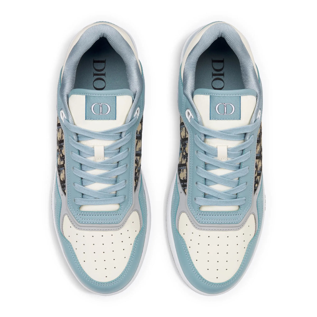 Dior B27 Oblique Light Blue White Low-Top Sneaker
