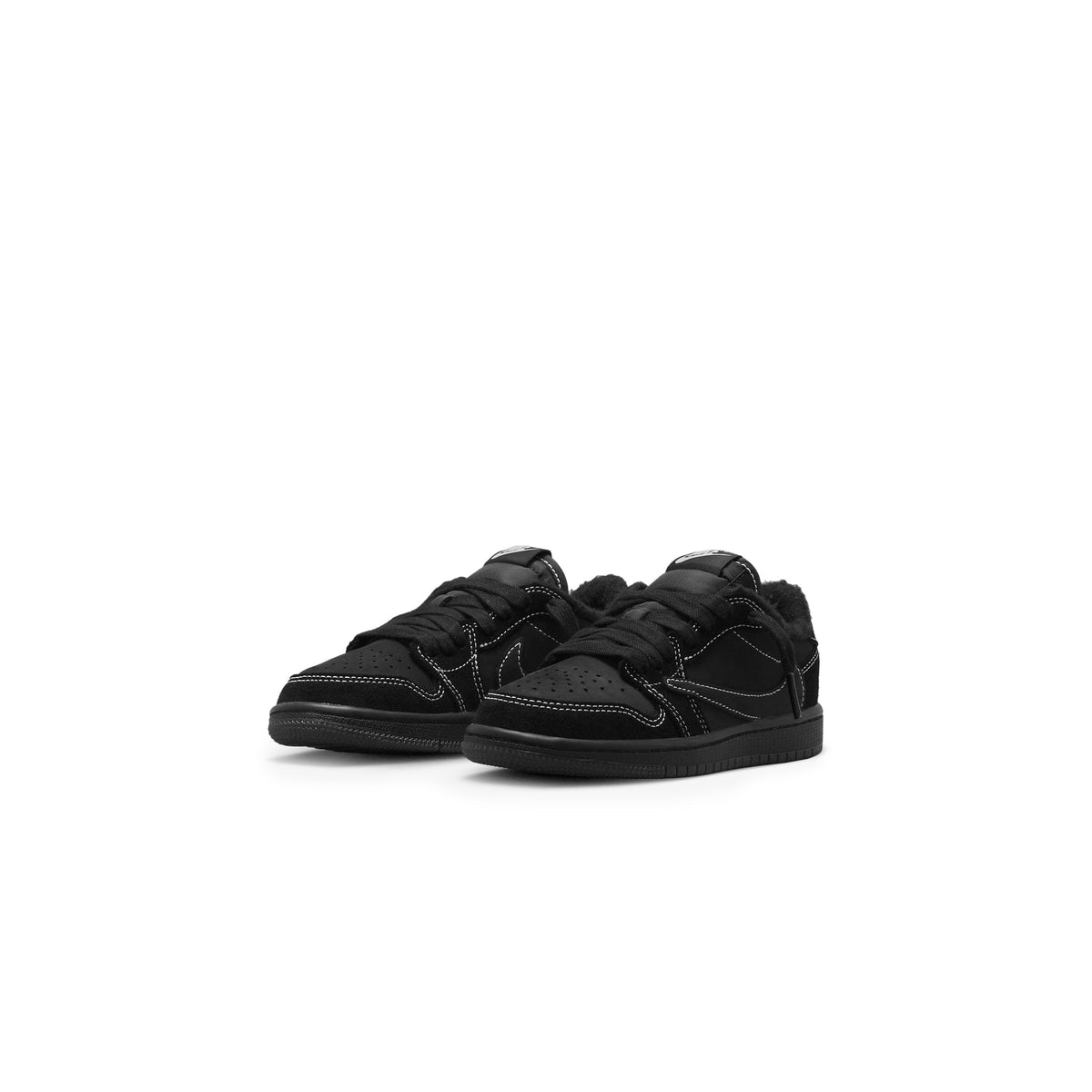 Air Jordan X Travis Scott 1 Low OG SP Black Phantom (PS) Sneakers