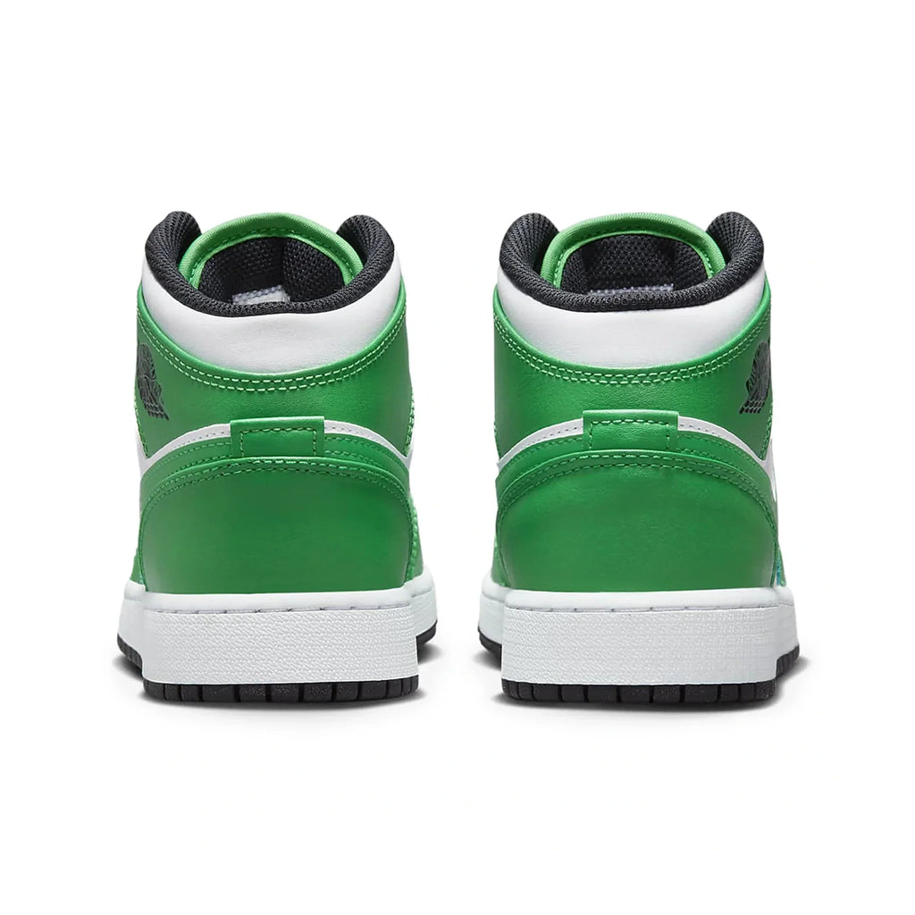 Air Jordan 1 Mid Lucky Green (GS) Sneakers