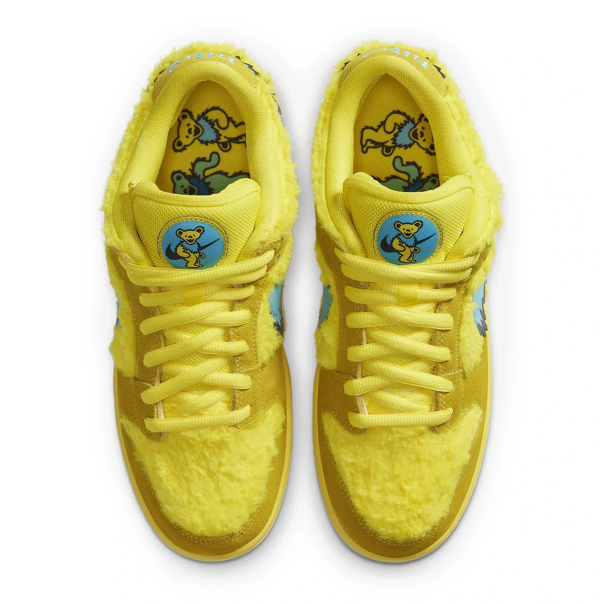 Grateful Dead X Nike SB Dunk Low Yellow Bear Sneakers