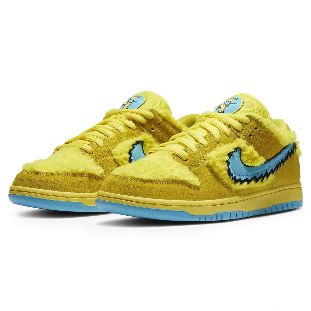 Grateful Dead X Nike SB Dunk Low Yellow Bear Sneakers