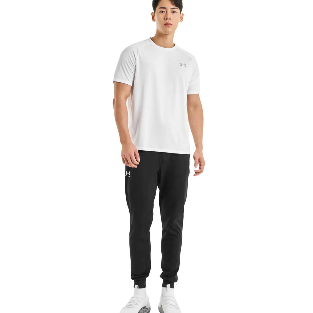Under Armour UA Tech White Black T-Shirt & Shorts