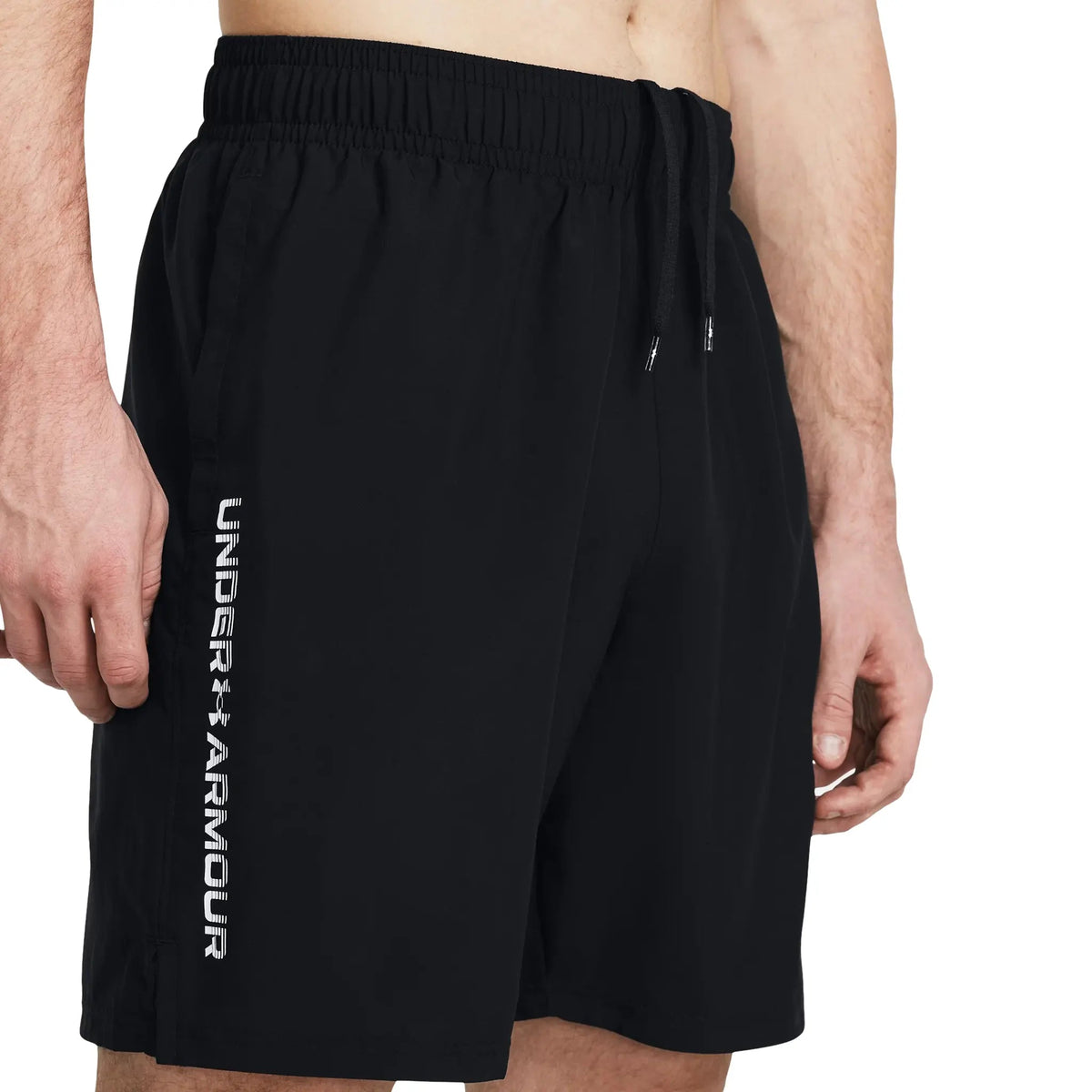 Under Armour UA Tech White Black T-Shirt & Shorts