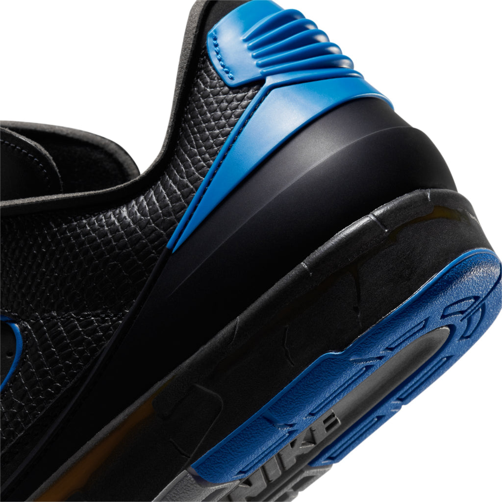 Air Jordan 2 X Off-White Retro Low Black Blue Sneakers