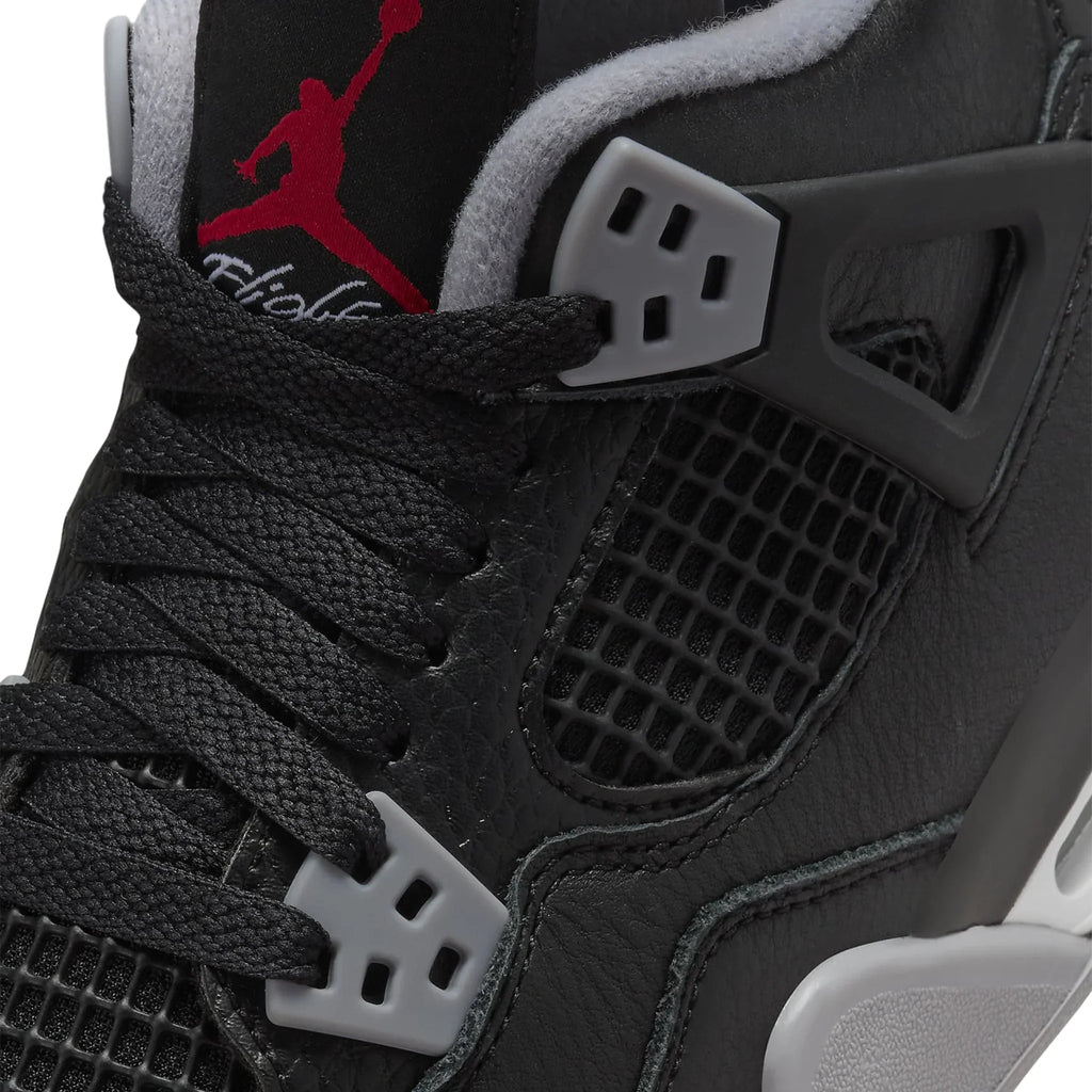 Air Jordan 4 OG Bred Reimagined (GS) Sneakers - Black