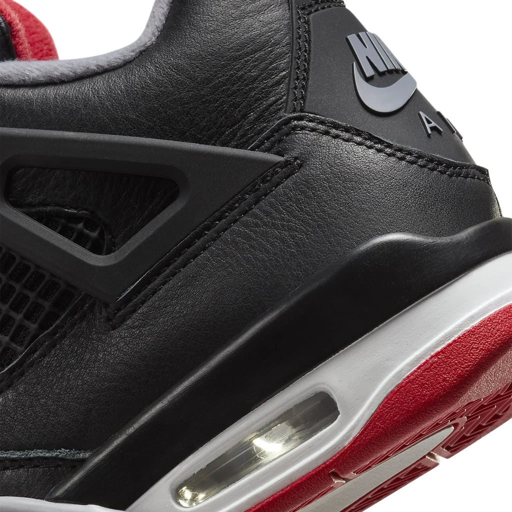 Air Jordan 4 OG Bred Reimagined (GS) Sneakers - Black
