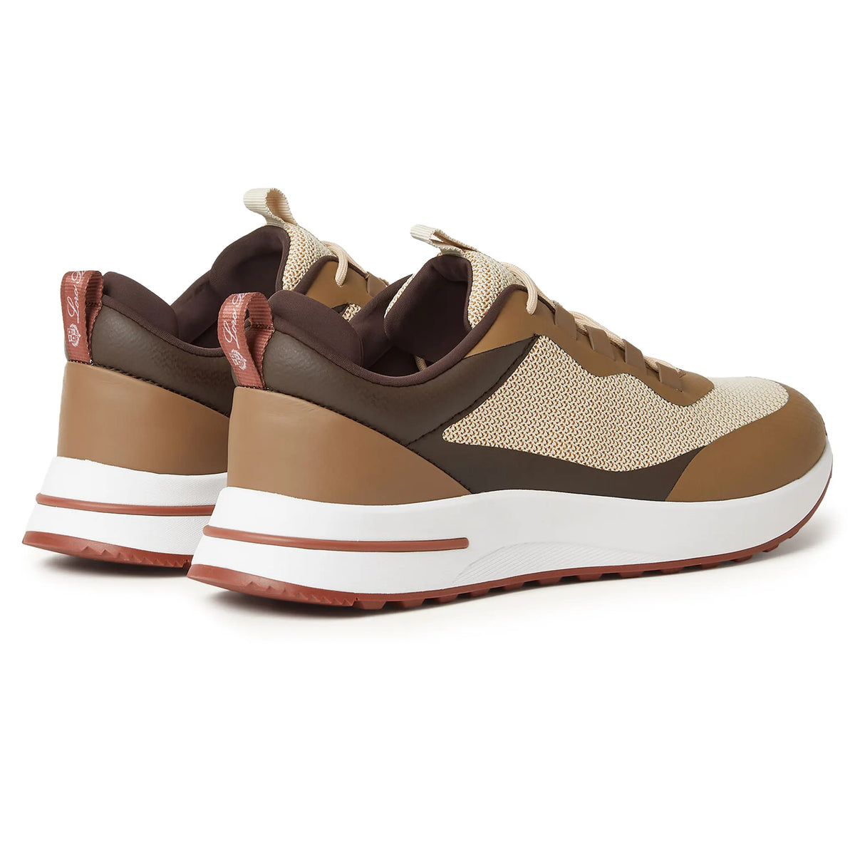 Loro Piana Week End Walk Autumn Field Linen Mesh Sneaker