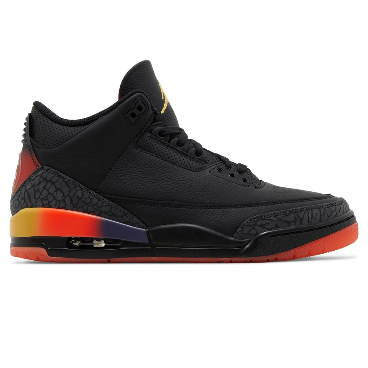 J Balvin x Air Jordan 3 Retro Rio Sneakers - Black