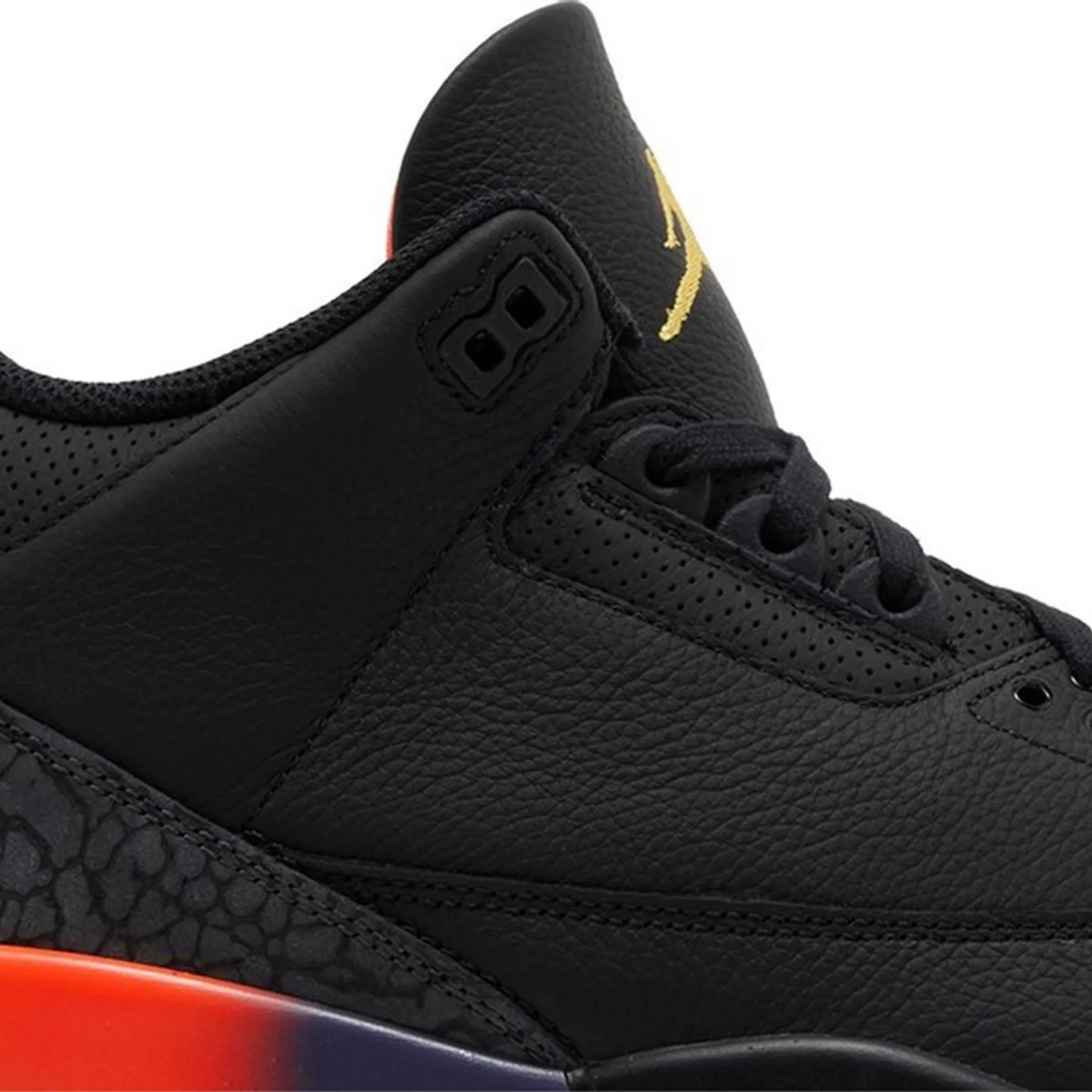 J Balvin x Air Jordan 3 Retro Rio Sneakers - Black