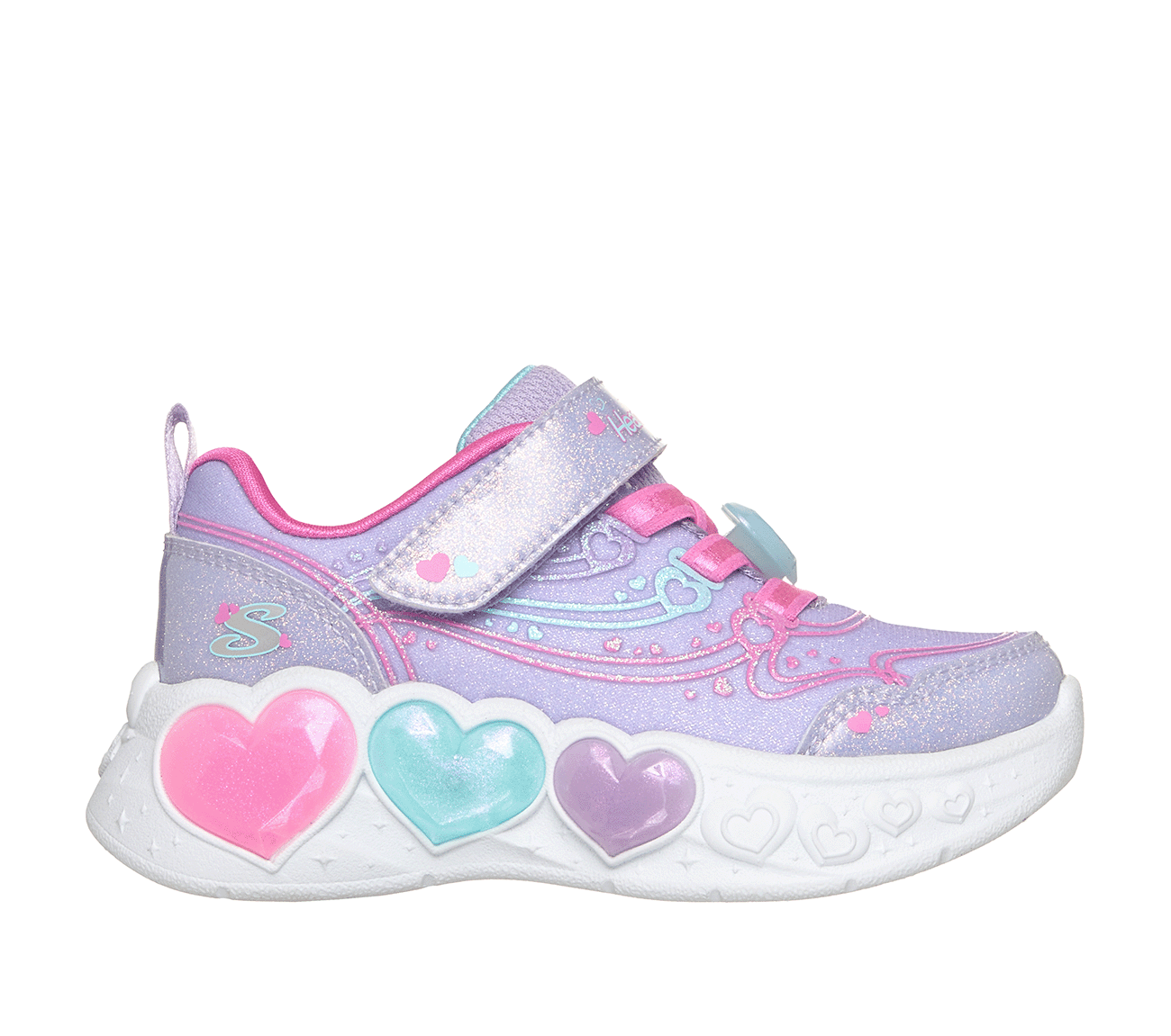 S-Lights: Enchanted Heart Lights, LAVENDER / MULTI