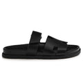 Hermes Paris Hermès Paris Chypre Leather Black Sandals