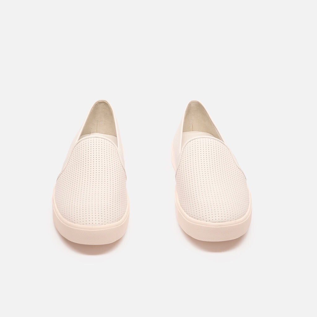 Vince White Slip-On Sneakers