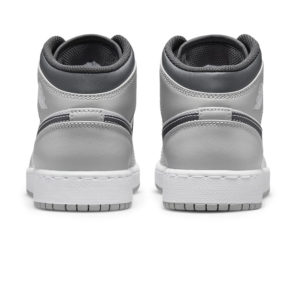 Air Jordan 1 Mid Light Smoke Grey Anthracite (GS) Sneakers