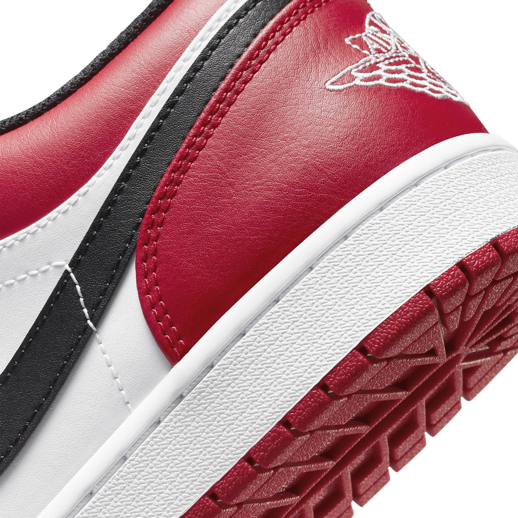 Air Jordan 1 Low Bred Toe Sneakers - Red