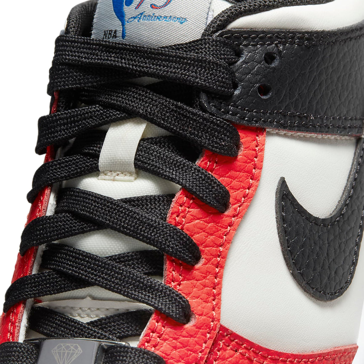 Nike X NBA Dunk Low EMB 75TH Anniversary Chicago (GS) Sneakers - Red