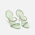 Paris Texas Green Crystal Embellished Heel