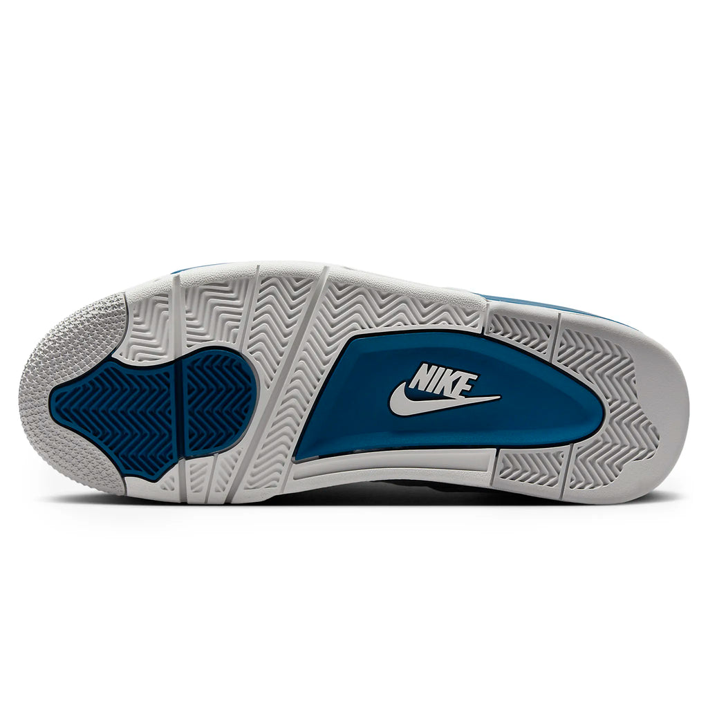 Air Jordan 4 Retro Military Blue Sneakers - White
