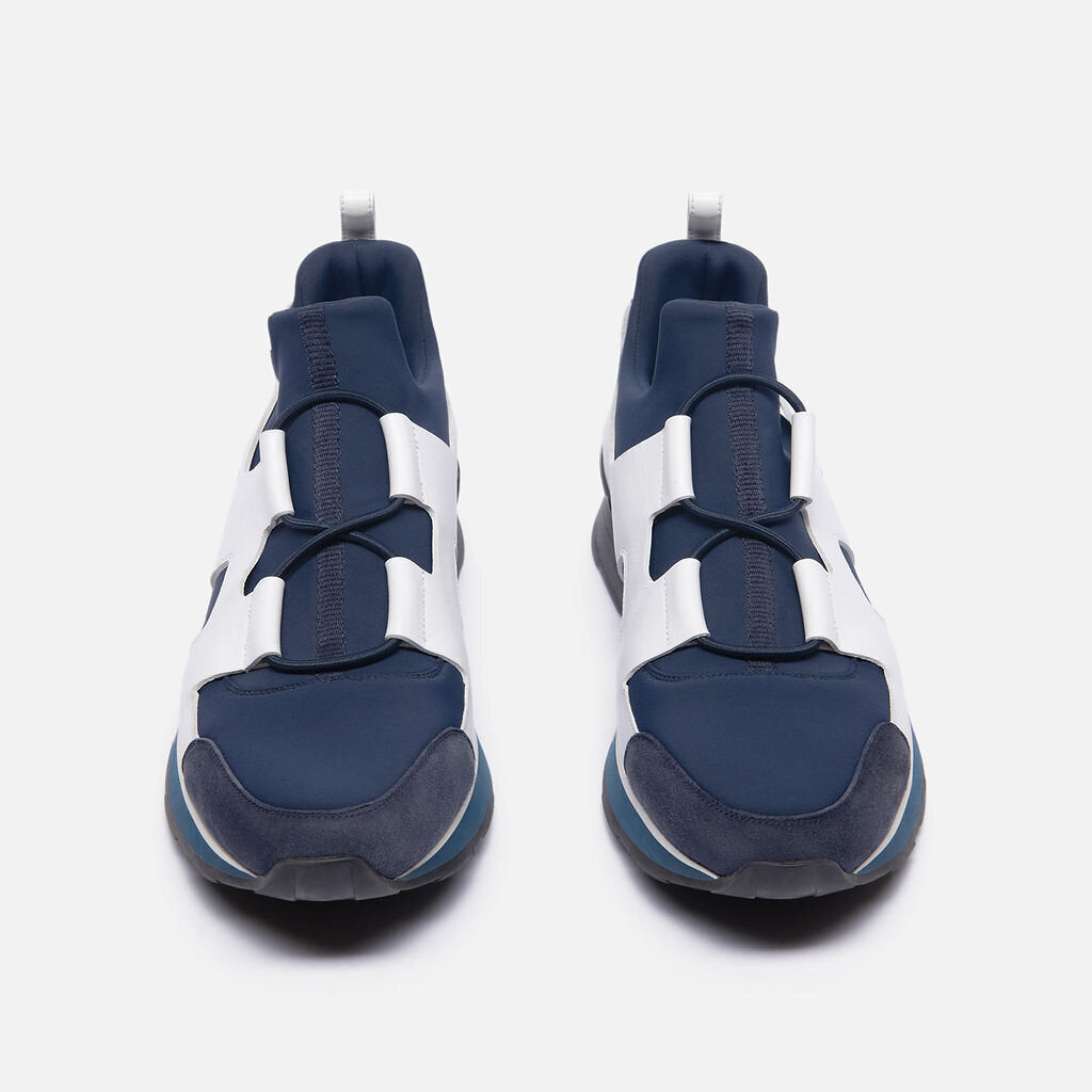 Hermes Navy & White 'Player' Sneakers