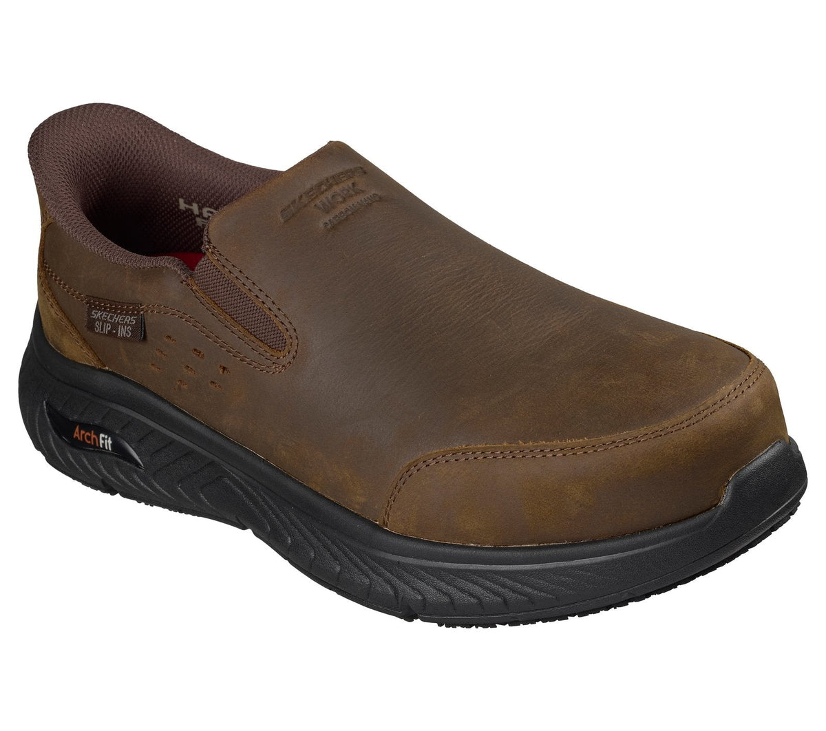 Skechers Slip-ins Work Slip-Resistant: Arch Fit Crosser