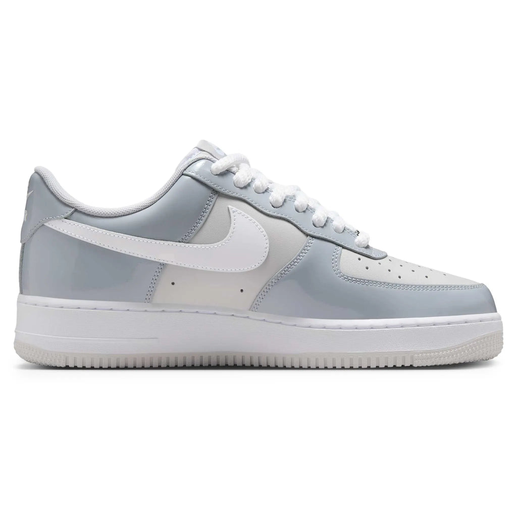 Nike Air Force 1 Low '07 LV8 Wolf Grey Patent Sneakers