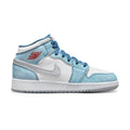 Air Jordan 1 Mid SE French Blue Light Steel (GS) Sneakers