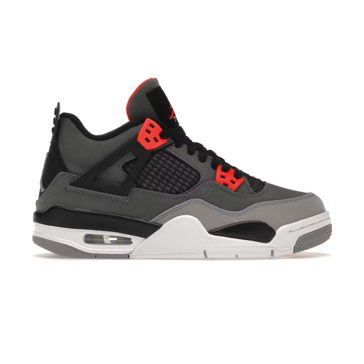 Air Jordan 4 Retro Infrared (GS) Sneakers - Grey