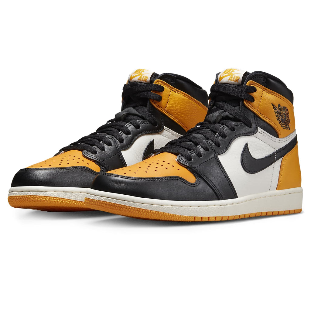 Air Jordan 1 Retro High OG Yellow Toe Taxi Sneakers