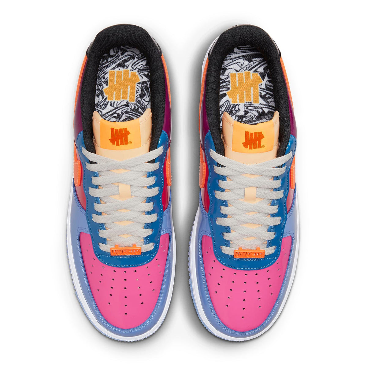 Undefeated x Nike Air Force 1 Low Multi-Patent Sneakers