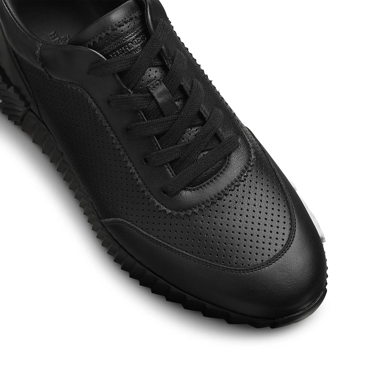 Hermes Paris Bouncing Perforated Leather Sneaker Noir