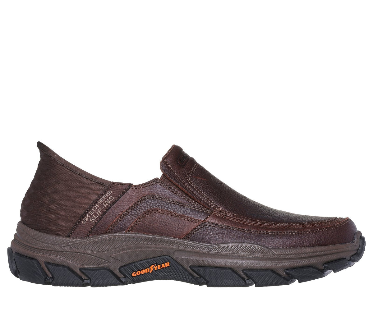 Skechers Slip-ins RF: Respected - Elgin, RED / BROWN