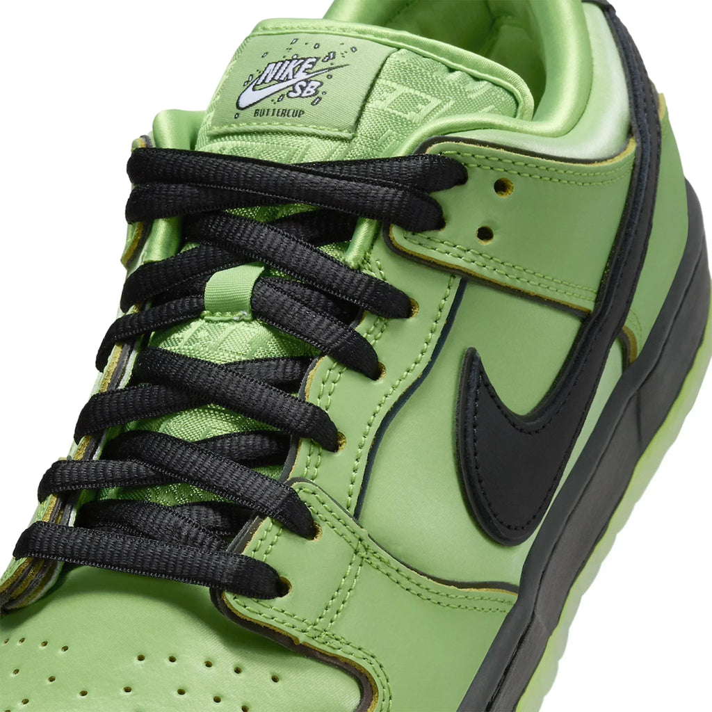 The Powerpuff Girls x Nike SB Dunk Low Buttercup Sneakers - Green