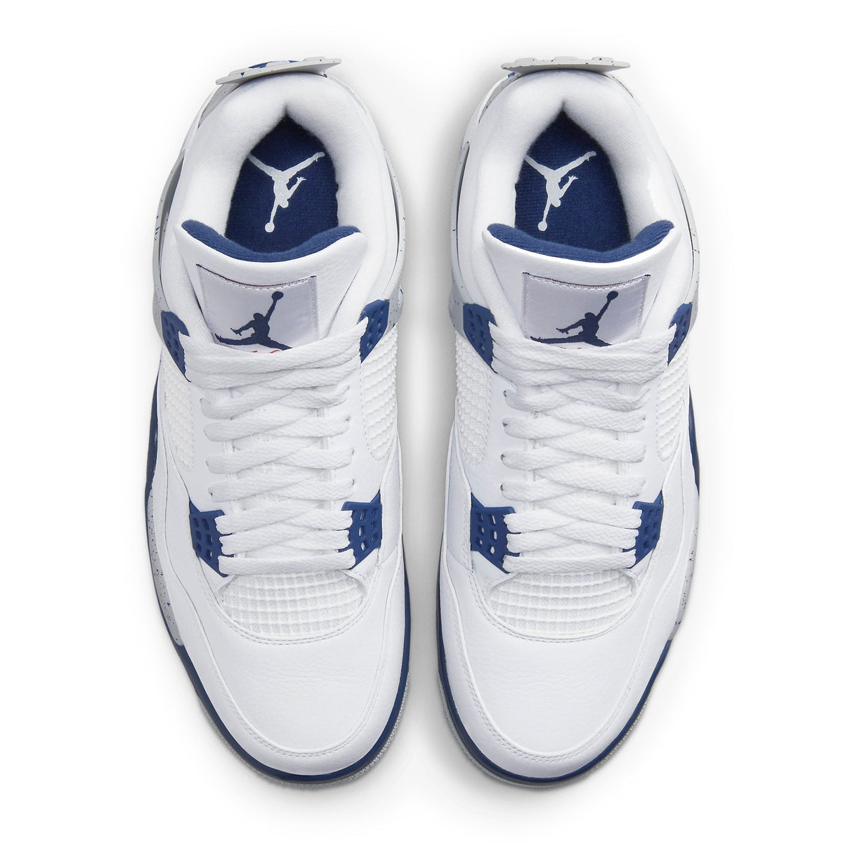 Air Jordan 4 Retro Midnight Navy Sneakers - White