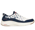 Skechers Slip-ins: Contour Foam - Cozy Fit Star Spangled, WHITE / NAVY