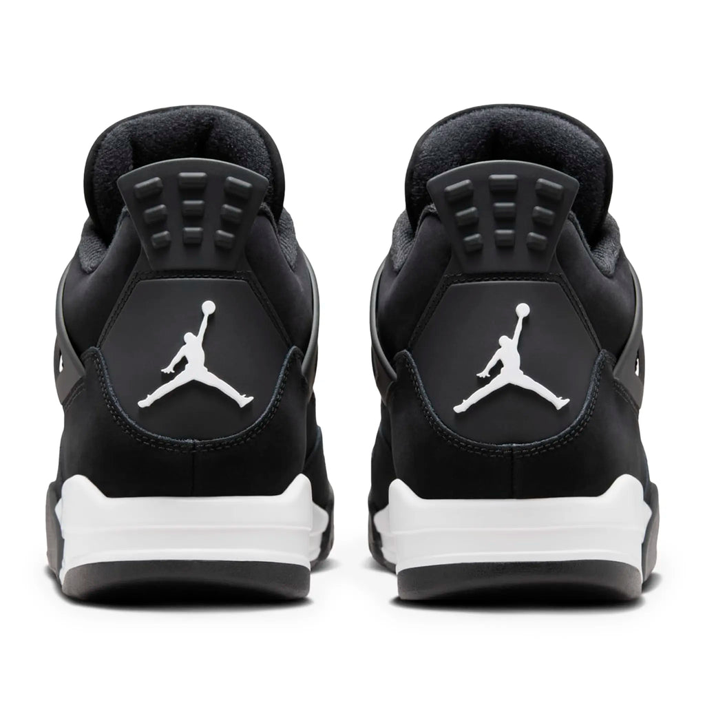 Air Jordan 4 Retro White Thunder Sneakers - Black