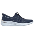 Skechers Slip-ins Martha Stewart: Arch Fit Ultra Flex 3.0 - Metallic Grace, NAVY