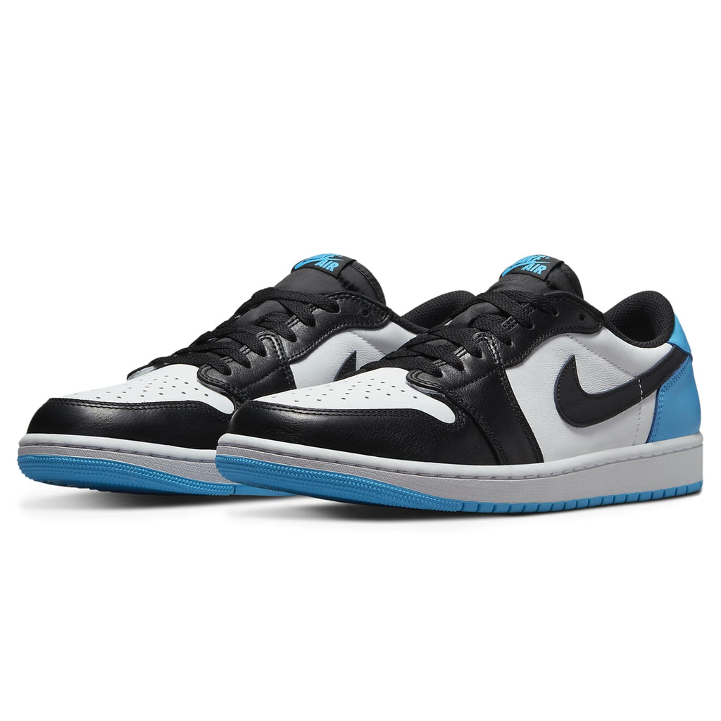 Air Jordan 1 Low Vintage OG Black Dark Powder Blue Sneakers