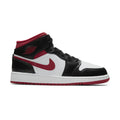 Air Jordan 1 Mid Gym Red Black White (GS) Sneakers