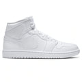 Air Jordan 1 Mid Triple White Sneakers