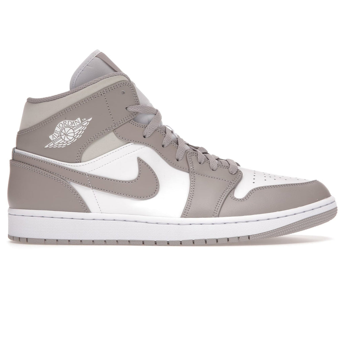 Air Jordan 1 Mid Linen Sneakers - Beige