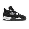 Air Jordan 4 Retro White Thunder (GS) Sneakers - Black