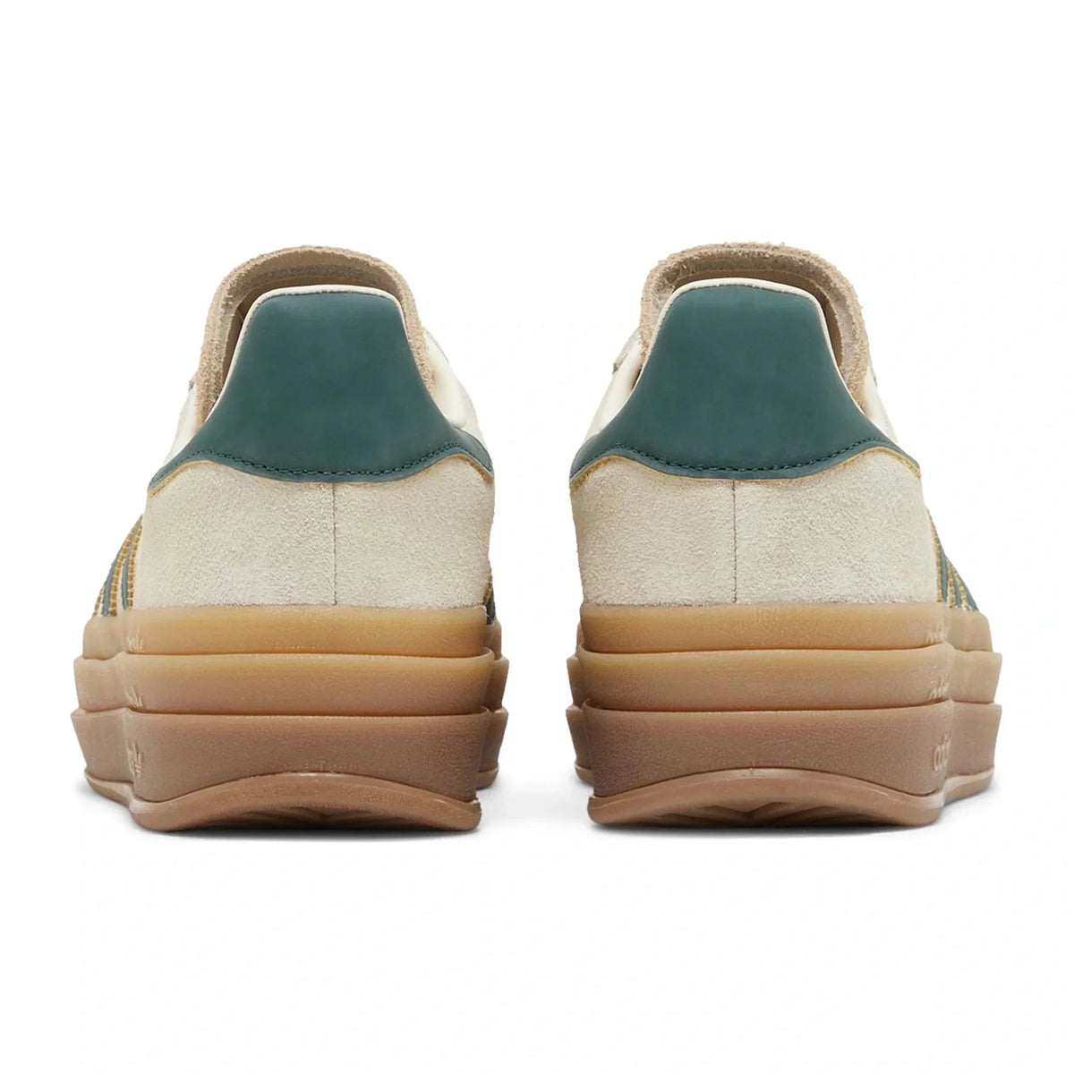 Adidas Gazelle Bold Cream Collegiate Green - Women's Sneakers - Beige