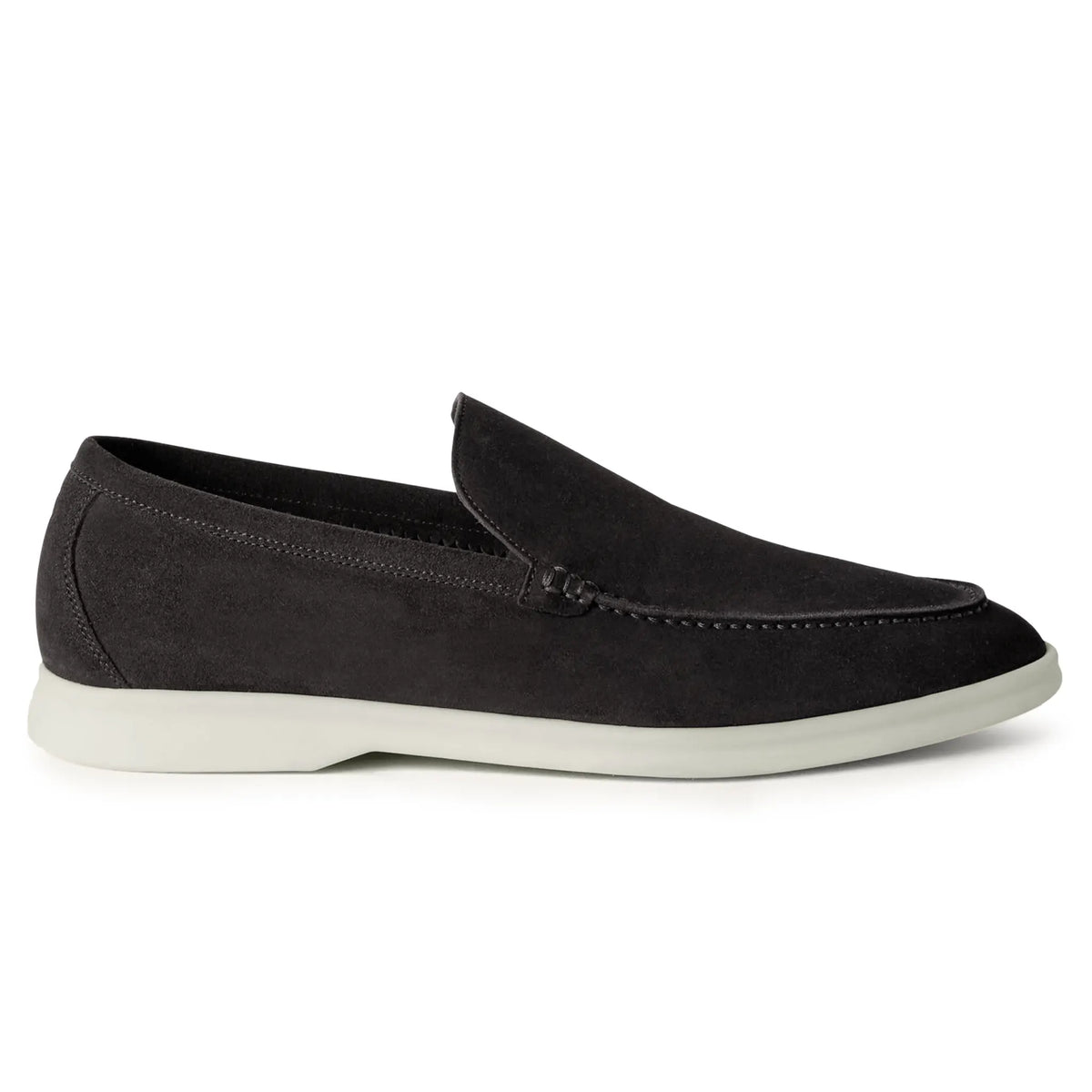 Loro Piana Summer Walk Suede Caviar Loafers