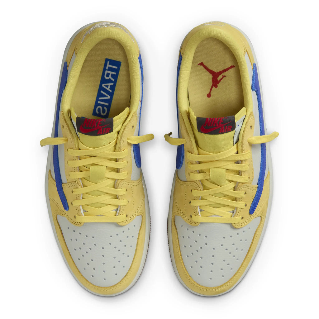 Travis Scott x Air Jordan 1 Retro Low OG Canary - Women's Sneakers - Yellow