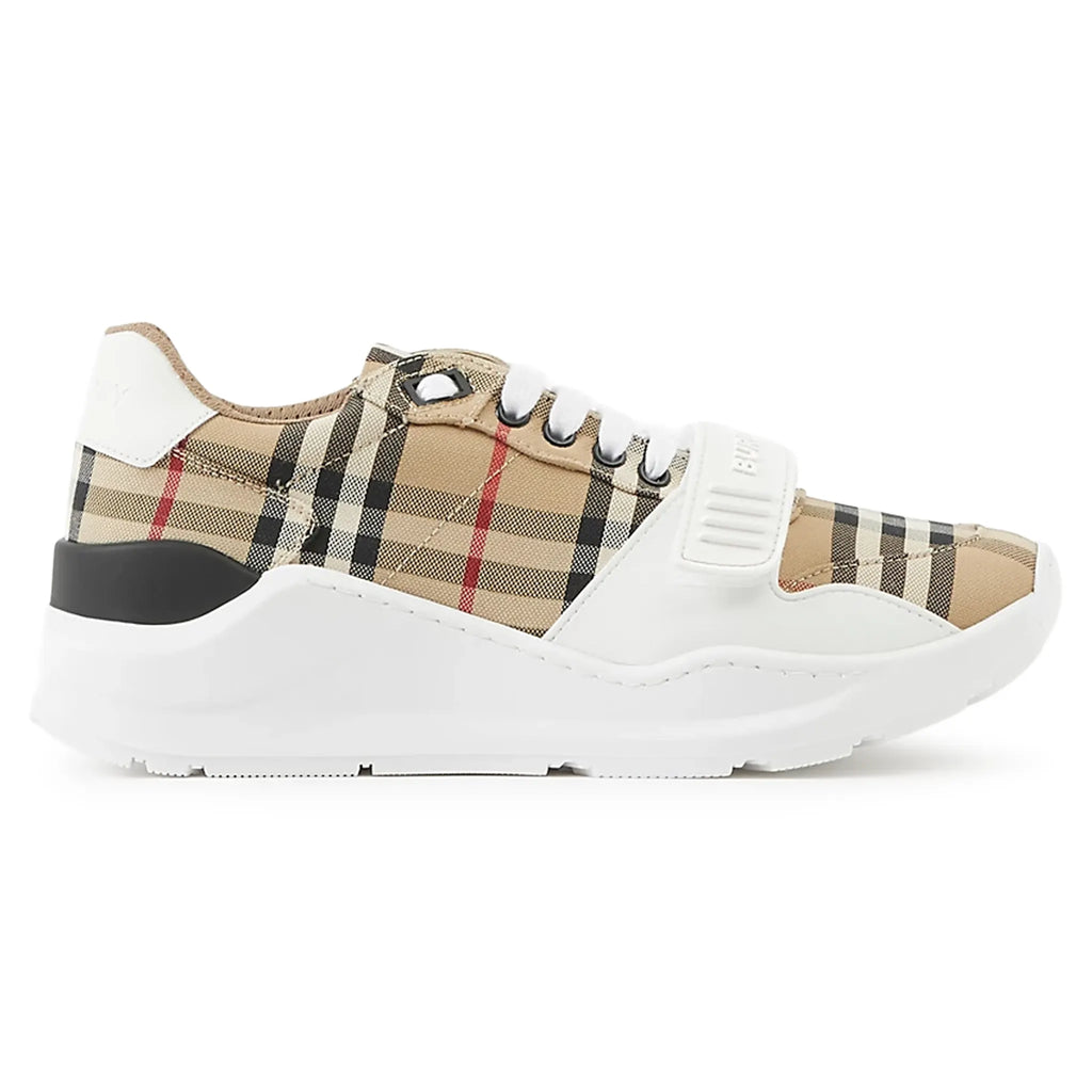 Burberry Vintage Check Cotton Sneaker - Beige